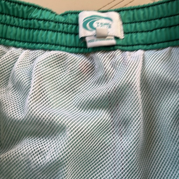 Men’s TEAL COVE green swim trunks sz L great condition - Picture 2 of 5